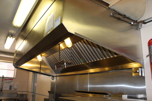 lot 6 image: Exhaust Hood w make up air AND Fire Suppression system