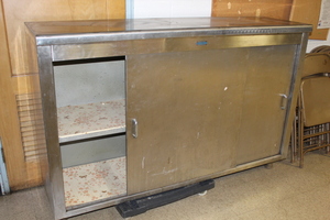 lot 14 image: Stainless Steel Cabinet