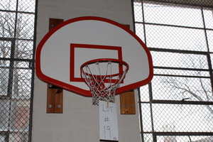 lot 19 image: Basketball goals - wall mounted