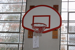 lot 20 image: Basketball goals - wall mounted