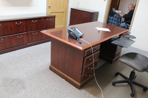 lot 51 image: Office LOT - Nice Cherry color - All Items Pictured for one bid