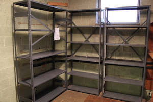 lot 82 image: Metal Shelves
