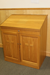 lot 94 image: Pulpit  Bible Stand