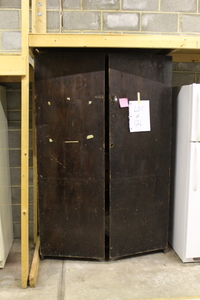 lot 121 image: Wooden Cabinet and Content Lot