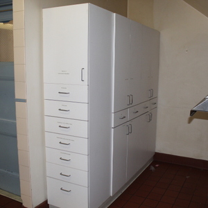 lot 151 image: Cabinets & Drawers - whole section for one bid