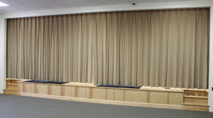 lot 133 image: Stage Curtains and Track