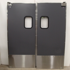 lot 57 image: Swinging Kitchen Doors - Heavy Duty