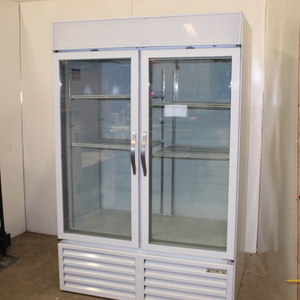 lot 28 image: FREEZER - double glass door