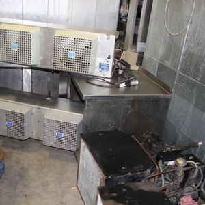 lot 212 image: Walk In Freezer Refrigeration Components Lot