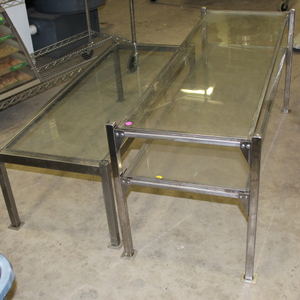lot 220 image: Glass Shelves