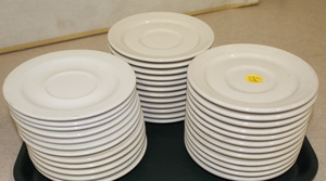 lot 233 image: 5.5 Coffee Cup Plates