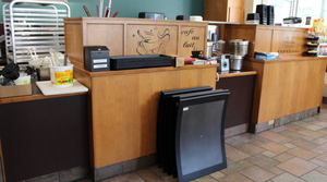 lot 28 image: Custom Counter  work station