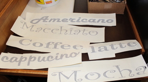 lot 73 image: Self Stick Signs Lot