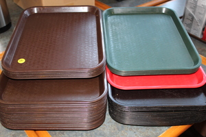 lot 121 image: Cafeteria Trays Lot