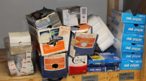 lot 156 image: Misc. Paper Products Lot