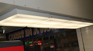 lot 21 image: 2 x 2 Fluorescent Light Fixtures