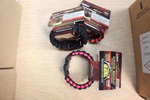 lot 103 image: Survival Bracelet Lot