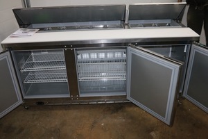 lot 55 image: Prep Table by Beverage-Air  -  NEW  never used