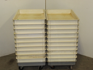 lot 36 image: Dough Proofing Boxes w carts