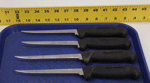 lot 80 image: Boning  Filet Knives - fresh sharpening