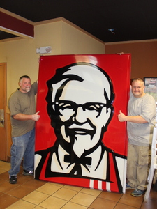 lot 208 image: Colonel Sanders Sign