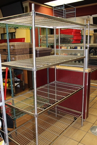 lot 252 image: Metro Style Shelving Unit