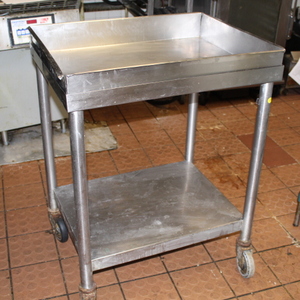 lot 28 image: Stainless Steel Cart