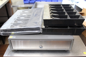 lot 328 image: Cash Drawer and Cash Tray Lot