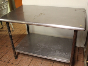 lot 33 image: Stainless Steel Work Table