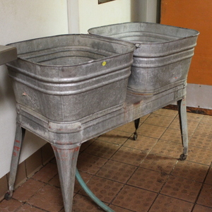 lot 64 image: Double Wash Tubs