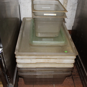 lot 342 image: Food Storage Bins and Lids Lot