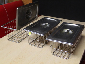 lot 279 image: Baskets wHinged Lids