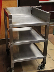 lot 297 image: Stainless Steel Utility Cart