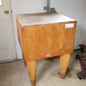 lot 1 image: AWESOME  Solid Maple Butcher Block by BALLY