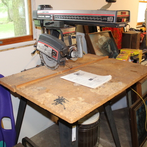 lot 6 image: Craftsman Radial Saw