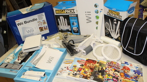 lot 21 image: Wii Game Bundle