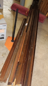 lot 111 image: Colonial casing  trim - Stained