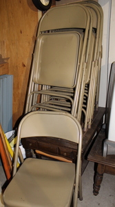 lot 136 image: Folding Chairs