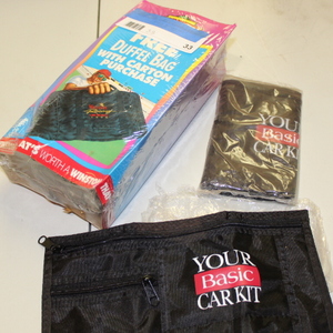lot 33 image: Winston Duffel Bag & Basic Car Kit Lot