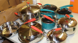lot 160 image: Pots and Pans Lot