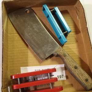 lot 197 image: Meat Cleaver  