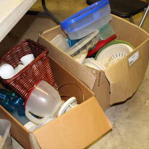 lot 169 image: Plastic Container Lot - Every Container You Dont Have and Will Need