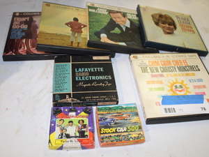 lot 78 image: 4 Track Stereo Tapes and 8mm Video Tapes Lot