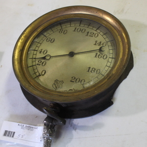 lot 55 image: Antique Pressure Gauge