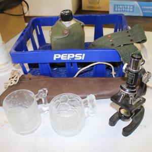 lot 198 image: Vintage toys and Pepsi crate