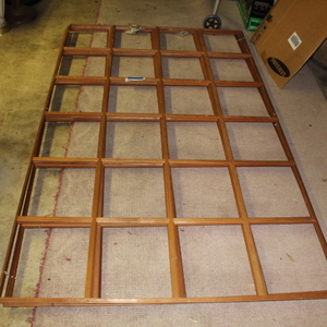 lot 481 image: Wooden Grid Work  Lattis Lot