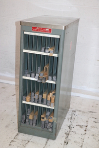 lot 3 image: Hammond Strip Material Cabinet