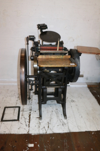 lot 15 image: 8 x 12 C&P Letterpress