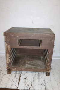 lot 18 image: 24 x 36 Composing Table - Marble