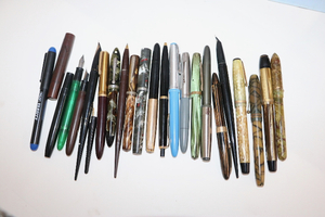 lot 48 image: Pen Lot - Sheafer , Colby , Drexel & More